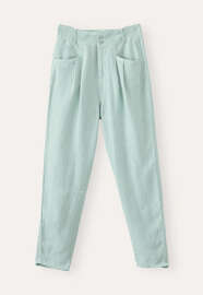 Tapered trousers, Soft aqua, webstill