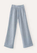 Wide-leg trousers, Navy white, webstill