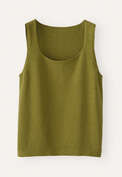 Knitted vest, Dark lime, webstill