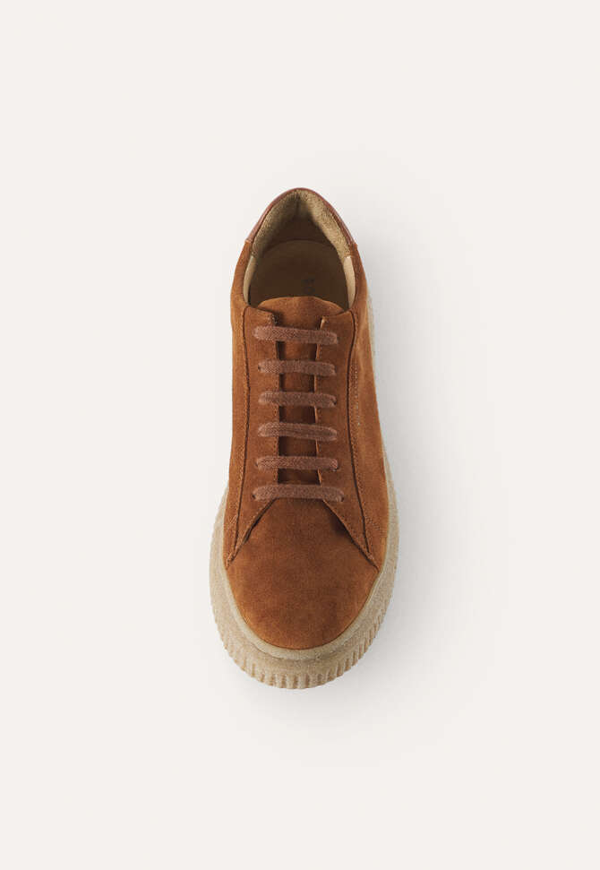 Chunky sole trainers, Dark tan, completeTheLook