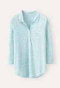 Striped polo shirt, Aqua white, webstill