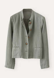 Boxy jacket, Washed olive, webstill