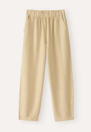 Cropped trousers, Butter yellow, webstill