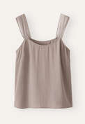 Chiffon strap camisole, Mink taupe, webstill