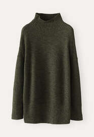 Reverse-stitch sweater, Forest, webstill