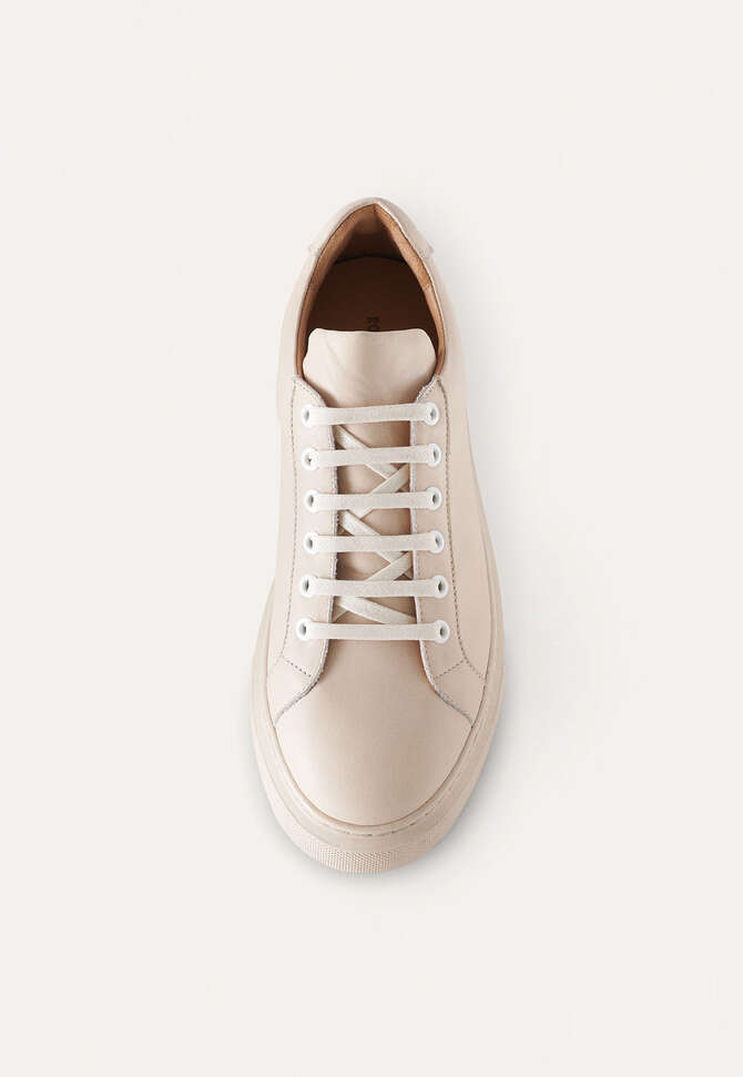 Chunky sole trainers, Ivory, completeTheLook