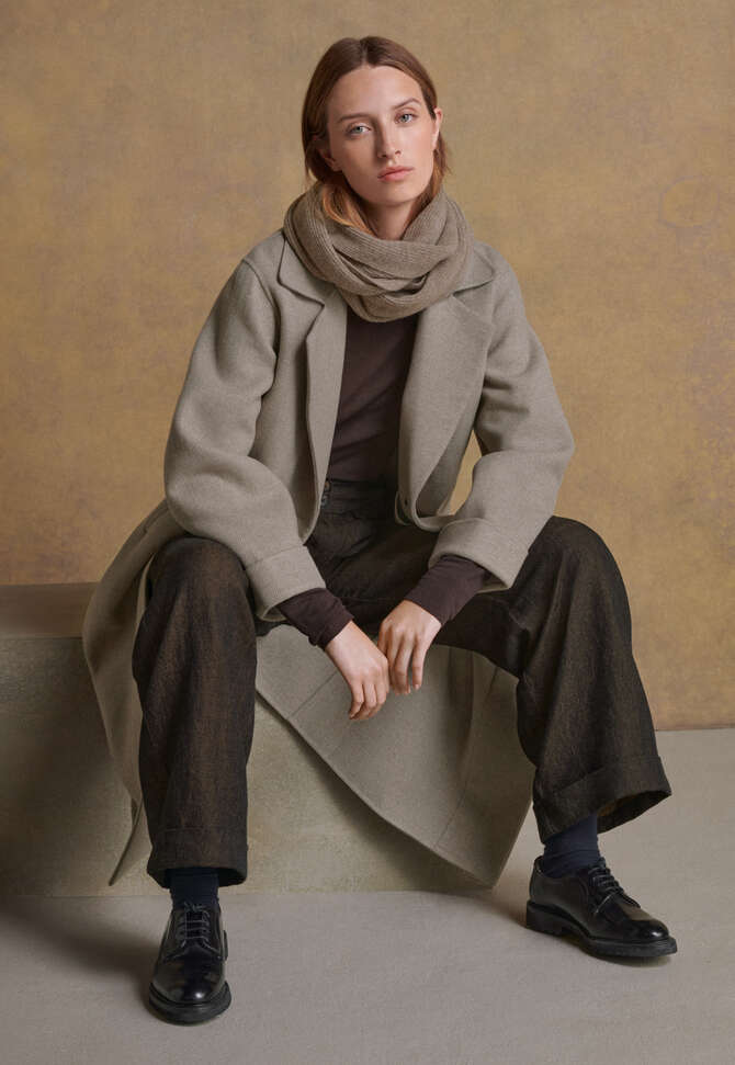 Double-faced coat, Soft taupe, completeTheLook