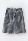 Knee-length culottes, Blue brown, webstill