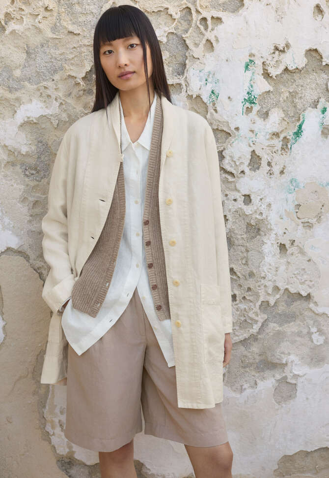 Long jacket, Ecru, completeTheLook