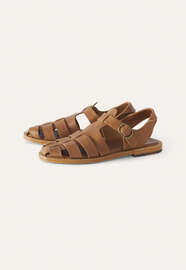 Caged sandals, Camel, webstill