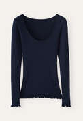 Scoop-neck top, Midnight, webstill