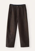 Barrel-leg trousers, Black rust, webstill