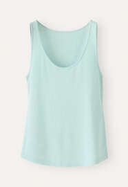 Ribbed vest, Mint aqua, webstill
