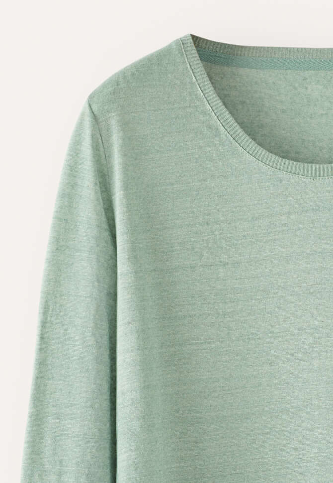 Round-neck top, Aqua, completeTheLook