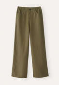 Wide-leg jeans, Dark khaki, webstill