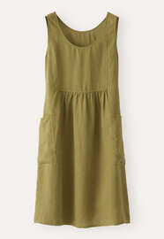 Sleeveless dress, Dark lime, webstill