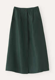 A-line skirt, Green ink, webstill