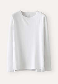Long-sleeve top, White, webstill