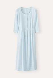 Scoop-neck dress, Chambray, webstill