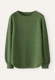 Moss-stitch tunic, Evergreen, webstill