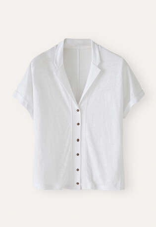 Jersey blouse, White, webstill