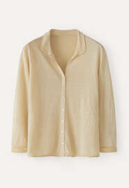 Collared cardigan, Cream, webstill