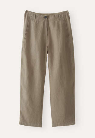 Dart-detail trousers, Mushroom, webstill