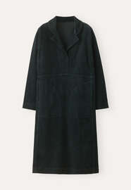 Cord dress, Slate black, webstill