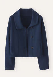 Jersey jacket, Dark indigo, webstill