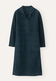 Cord dress, Green petrol, webstill