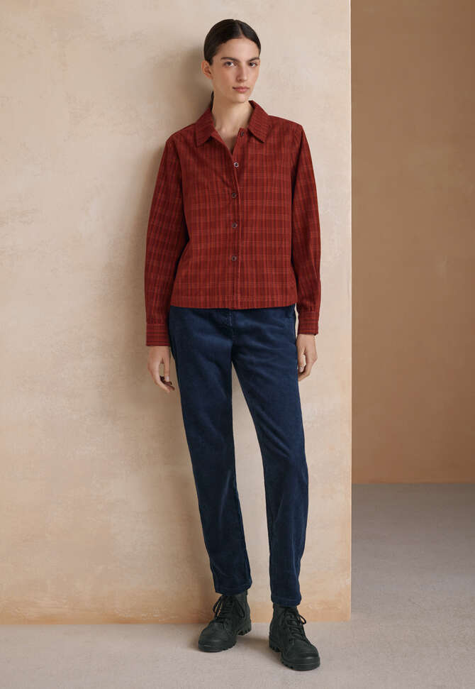 Checked shirt, Chilli red, completeTheLook