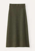 Knitted skirt, Dark pine, webstill