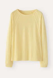 Panelled jersey top, Pale lemon, webstill