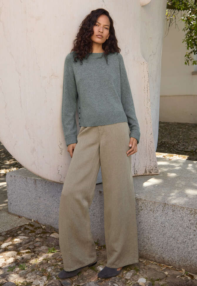 Raglan-sleeve sweater, Lagoon, completeTheLook