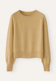 Raglan-sleeve sweater, Soft mustard, webstill