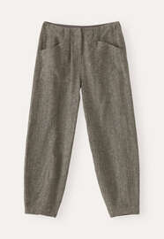 Front-seam trousers, Black fawn, webstill