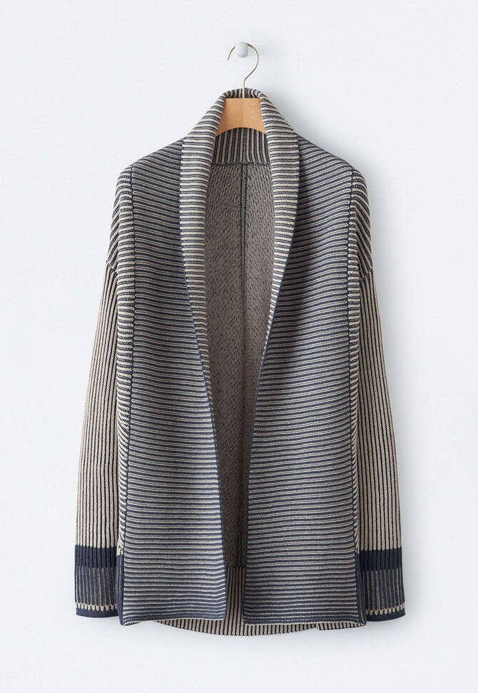 Ribbed cardigan, Petrol stone, completeTheLook