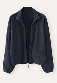 Zip-front jacket, Midnight, webstill