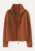 Zip-front cardigan, Chilli, webstill