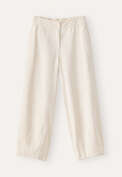 Cropped trousers, Ecru, webstill