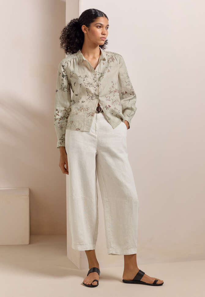 Printed shirt, Warm grey, completeTheLook