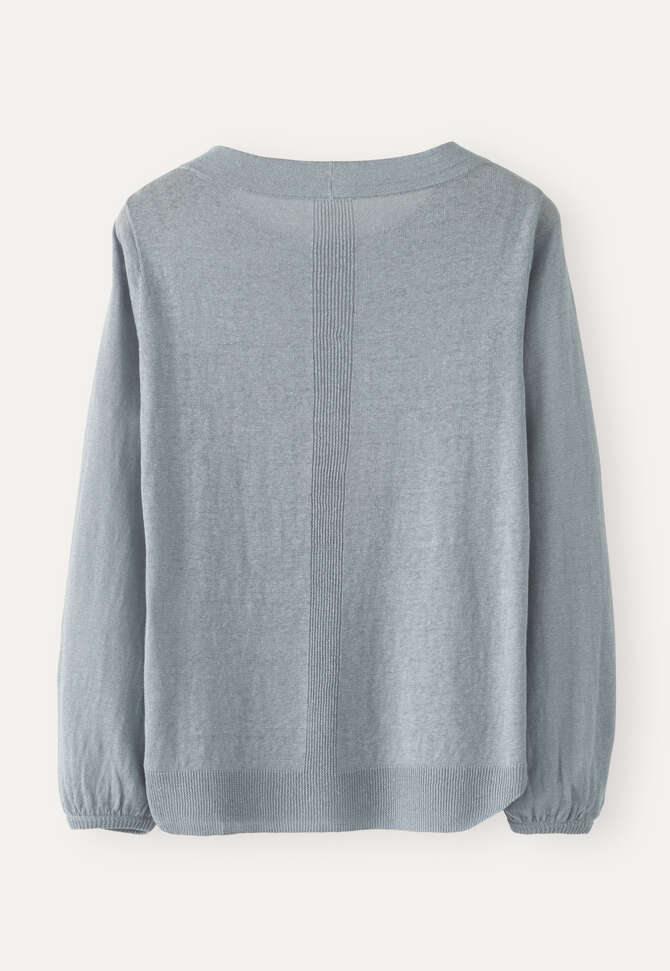 Bell-shaped sleeve sweater, Duck-egg, completeTheLook