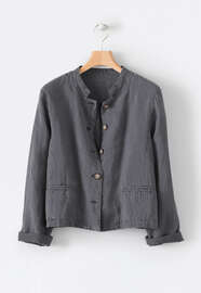 Boxy jacket, Washed grey, webstill