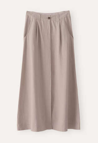 Button-front skirt, Mink, webstill