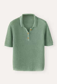 Collared sweater, Dark jade, webstill
