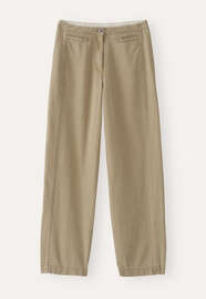 Slim cropped jeans, Dark olive, webstill