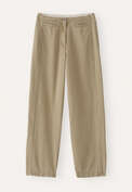 Slim cropped jeans, Dark olive, webstill