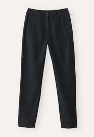 Slim tapered trousers, Grey black, webstill