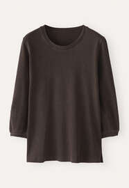 Round-neck top, Fig, webstill