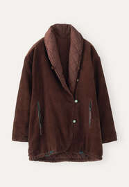 Padded jacket, Chocolate, webstill